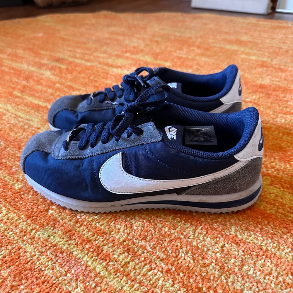 Women’s Nike blue cortez shoes